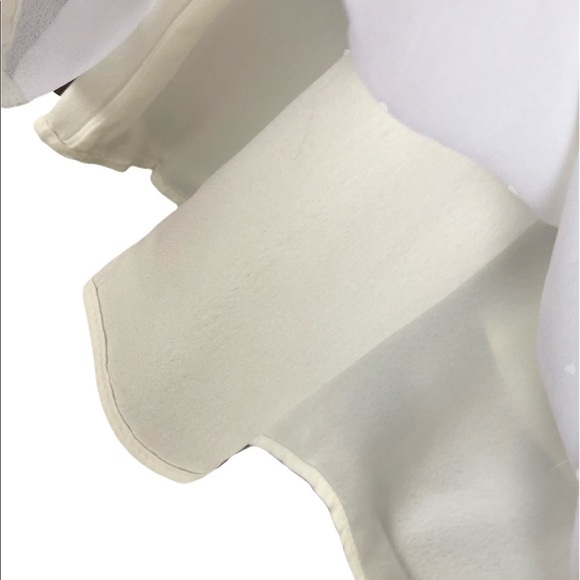 NWT Greylin XS Beaded Racer Back Tank White Lined - Picture 7 of 13